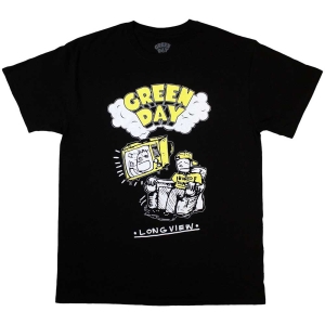 Green Day - Longview Doodle Uni Bl  in the group MERCHANDISE / T-shirt / Nyheter / Punk at Bengans Skivbutik AB (5547153r)