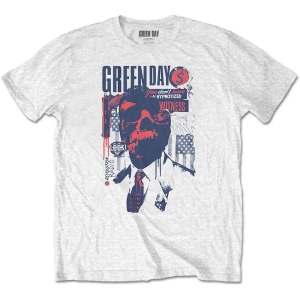 Green Day - Patriot Witness Uni Wht  in the group MERCHANDISE / T-shirt / Nyheter / Punk at Bengans Skivbutik AB (5547158r)