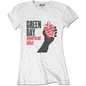 Green Day - American Idiot Lady Wht  in the group MERCHANDISE / T-shirt / Nyheter / Punk at Bengans Skivbutik AB (5547184r)