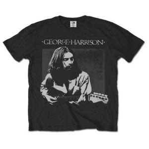 George Harrison - Live Portrait Uni Bl  in the group MERCHANDISE / T-shirt / Nyheter / Pop-Rock at Bengans Skivbutik AB (5547197r)