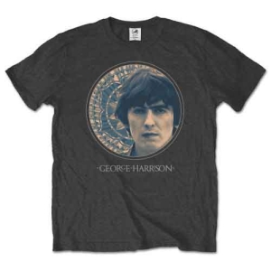 George Harrison - Circular Portrait Uni Char  in the group MERCHANDISE / T-shirt / Nyheter / Pop-Rock at Bengans Skivbutik AB (5547201r)
