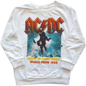 Ac/Dc - Blow Up Your Video Boys Wht Sweatshirt in the group MERCHANDISE / Merch / Nyheter / Hårdrock at Bengans Skivbutik AB (5548595r)