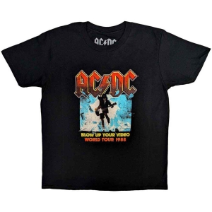 Ac/Dc - Blow Up Your Video Boys T-Shirt Bl in the group MERCHANDISE / Merch / Nyheter / Hårdrock at Bengans Skivbutik AB (5548602r)