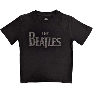 The Beatles - Drop Embellished Boys T-Shirt Bl in the group MERCHANDISE / Merch / Nyheter / Pop-Rock at Bengans Skivbutik AB (5548624r)