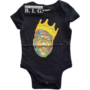 Biggie Smalls - Crown Toddler Bl Babygrow in the group MERCHANDISE / Merch / Nyheter / Hip Hop-Rap at Bengans Skivbutik AB (5548641r)
