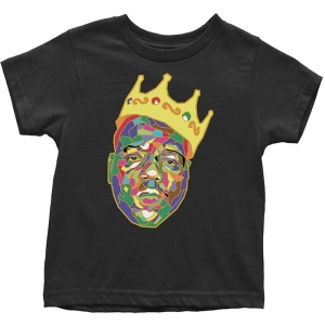 Biggie Smalls - Crown Toddler T-Shirt Bl in the group MERCHANDISE / Merch / Nyheter / Hip Hop-Rap at Bengans Skivbutik AB (5548645r)
