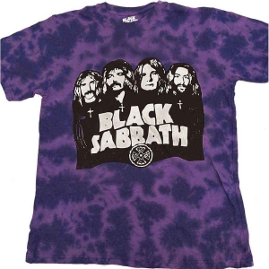Black Sabbath - Band & Logo Boys T-Shirt Purp Dip-Dye in the group MERCHANDISE / Merch / Hårdrock at Bengans Skivbutik AB (5548670r)