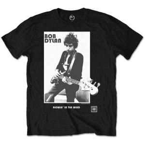 Bob Dylan - Blowing In The Wind Boys T-Shirt Bl in the group MERCHANDISE / Merch / Nyheter / Pop-Rock at Bengans Skivbutik AB (5548678r)
