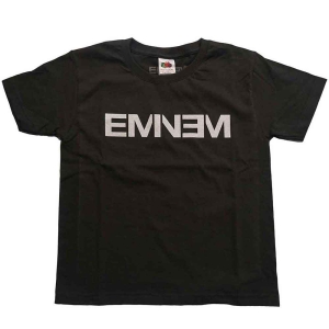Eminem - Eminem Logo Boys T-Shirt Char in the group MERCHANDISE / Merch / Nyheter / Hip Hop-Rap at Bengans Skivbutik AB (5548679r)