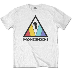 Imagine Dragons - Triangle Logo Boys T-Shirt Wht in the group MERCHANDISE / Merch / Nyheter / Pop-Rock at Bengans Skivbutik AB (5548724r)