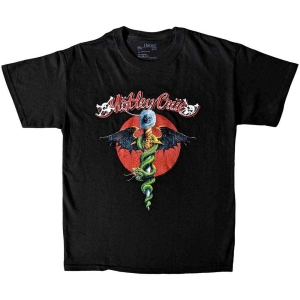 Motley Crue - Feelgood Red Circle Boys T-Shirt Bl in the group MERCHANDISE / Merch / Nyheter / Hårdrock at Bengans Skivbutik AB (5548763r)