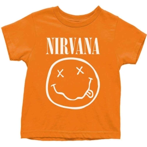 Nirvana - Happy Face Toddler Orange in the group MERCHANDISE / Merch / Nyheter / Pop-Rock at Bengans Skivbutik AB (5548770r)