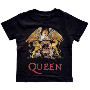 Queen - Classic Crest Toddler T-Shirt Bl in the group MERCHANDISE / Merch / Nyheter / Pop-Rock at Bengans Skivbutik AB (5548806r)