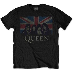 Queen - Vtge Union Jack Boys T-Shirt Bl in the group MERCHANDISE / Merch / Nyheter / Pop-Rock at Bengans Skivbutik AB (5548807r)