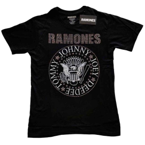 Ramones - Presidential Seal Emb Boys T-Shirt Bl in the group MERCHANDISE / Merch / Nyheter / Punk at Bengans Skivbutik AB (5548817r)
