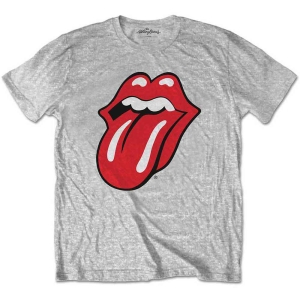 Rolling Stones - Classic Tongue Boys T-Shirt Heather in the group MERCHANDISE / Merch / Nyheter / Pop-Rock at Bengans Skivbutik AB (5548823r)