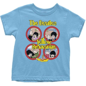 The Beatles - Yellowsub  Holes Lht Blue T-Shirt in the group MERCHANDISE / Merch / Nyheter / Pop-Rock at Bengans Skivbutik AB (5548874r)