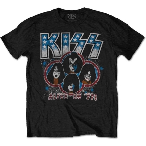 Kiss - Alive In '77 Uni Bl in the group MERCHANDISE / T-shirt / Hårdrock at Bengans Skivbutik AB (5549125r)