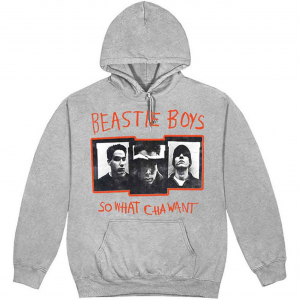 Beastie Boys - So What Cha Want Uni Grey Hoodie  in the group OTHER / Övrigt /  at Bengans Skivbutik AB (5552065r)