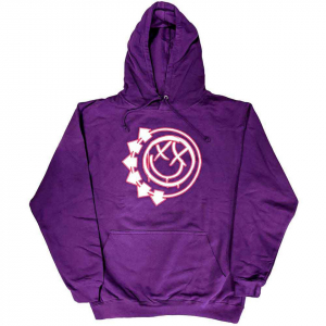 Blink-182 - Six Arrow Smile Uni Pink Hoodie  in the group OTHER / Övrigt /  at Bengans Skivbutik AB (5552082r)