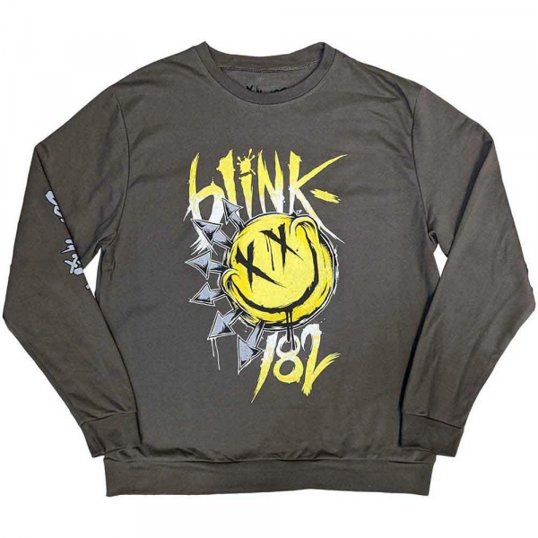 Blink-182 - Big Smile Uni Char Sweatshirt in the group MERCH / Clothing / Sweatshirts at Bengans Skivbutik AB (5552088r)