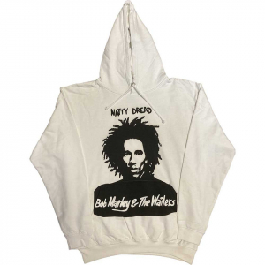 Bob Marley - Natty Dread Uni Wht Hoodie  in the group OTHER / Övrigt /  at Bengans Skivbutik AB (5552097r)