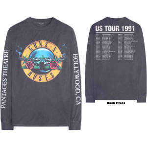 Guns N Roses - Hollywood Tour Uni Char Long Sleeve  in the group OTHER / Övrigt /  at Bengans Skivbutik AB (5552286r)