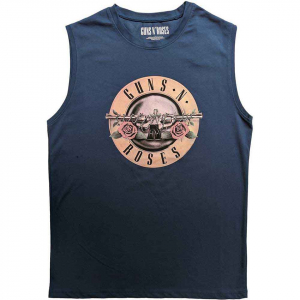 Guns N Roses - Classic Logo Uni Denim Tank Shirt  in the group OTHER / Övrigt /  at Bengans Skivbutik AB (5552289r)