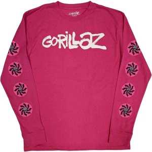 Gorillaz - Repeat Pazuzu Spiral Pink L/S in the group OTHER / Övrigt /  at Bengans Skivbutik AB (5552291r)