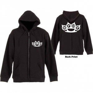 Five Finger Death Punch - Knuckles Uni Bl Zip Hoodie  in the group OTHER / Övrigt /  at Bengans Skivbutik AB (5552546r)