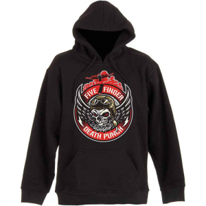 Five Finger Death Punch - Bomber Patch Uni Bl Hoodie  in the group OTHER / Övrigt /  at Bengans Skivbutik AB (5552547r)