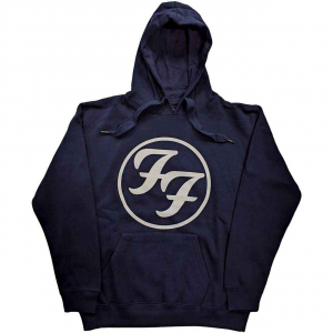 Foo Fighters - Ff Logo Uni Navy Hoodie  in the group OTHER / Övrigt /  at Bengans Skivbutik AB (5552557r)