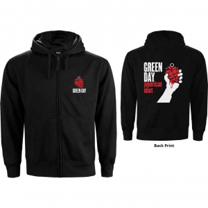 Green Day - American Idiot Lady Bl Zip Hoodie in the group OTHER / Övrigt /  at Bengans Skivbutik AB (5552564r)