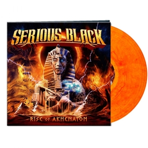 Serious Black - Rise Of Akhenaton (Orange Marbled V in the group OUR PICKS / Friday Releases / Friday the 27th of september 2024 at Bengans Skivbutik AB (5553365)