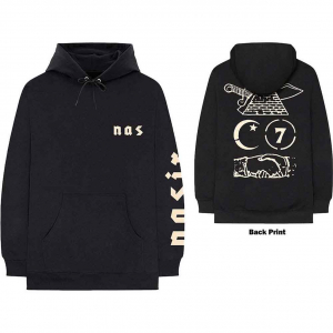 Nas - Nas Symbols Uni Bl Hoodie  in the group OTHER / Övrigt /  at Bengans Skivbutik AB (5553886r)