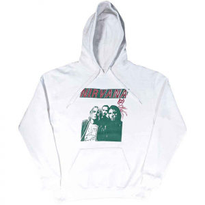Nirvana - Flipper Uni Wht Hoodie  in the group OTHER / Övrigt /  at Bengans Skivbutik AB (5553897r)