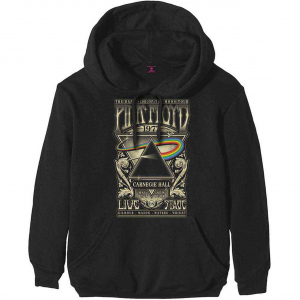 Pink Floyd - Carnegie Hall Poster Bl Hoodie  in the group OTHER / Övrigt /  at Bengans Skivbutik AB (5553933r)