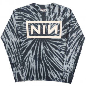 Nine Inch Nails - Logo Blue Dip-Dye Longsleeve  in the group OTHER / Övrigt /  at Bengans Skivbutik AB (5554094r)