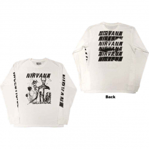 Nirvana - Incesticide Uni Wht Longsleeve  in the group OTHER / Övrigt /  at Bengans Skivbutik AB (5554095r)