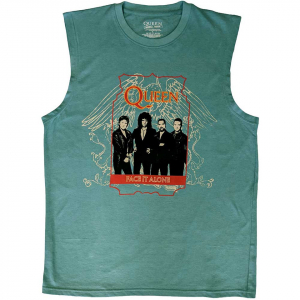 Queen - Face It Alone Green Tank Top in the group OTHER / Övrigt / at Bengans Skivbutik AB (5554115r)