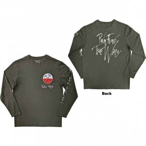 Pink Floyd - Wall Hammers Logo Green Longsleeve in the group OTHER / Övrigt / at Bengans Skivbutik AB (5554117r)