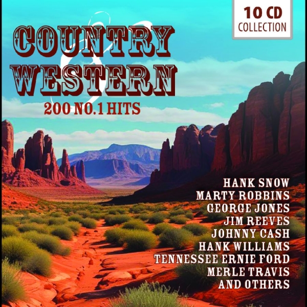 Various Artists - Country & Western - 200 No. 1 Hits in the group CD / Bestsellers at Bengans Skivbutik AB (5554206)