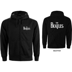 The Beatles - Drop T Logo B-Print Uni Bl Zip Hoodie  in the group OTHER / Merchandise at Bengans Skivbutik AB (5555334r)