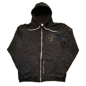 U2 - Logo 2015 Uni Bl Zip Hoodie  in the group MERCHANDISE / Hoodies / Pop-Rock at Bengans Skivbutik AB (5555595r)