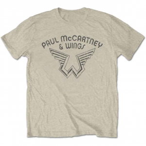 Paul Mccartney Wings - Wings Logo Natrl T-Shirt  (S) in the group OTHER / Övrigt /  at Bengans Skivbutik AB (5556640)
