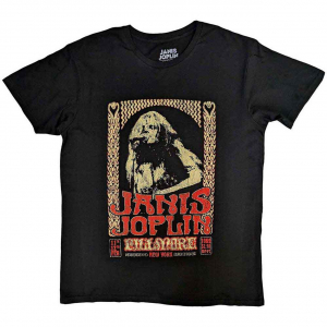 Janis Joplin - Vintage Poster Uni Bl T-Shirt (M) in the group OTHER / Övrigt / at Bengans Skivbutik AB (5556703)