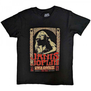Janis Joplin - Vintage Poster Uni Bl T-Shirt (XL) in the group OTHER / Övrigt / at Bengans Skivbutik AB (5556705)