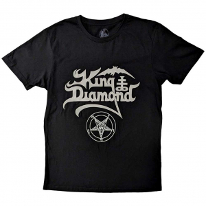 King Diamond - Logo Uni Bl T-Shirt in the group OTHER / Övrigt /  at Bengans Skivbutik AB (5556751r)