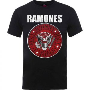 Ramones - Red Fill Seal Bl T-Shirt in the group OTHER / Övrigt / at Bengans Skivbutik AB (5556778r)