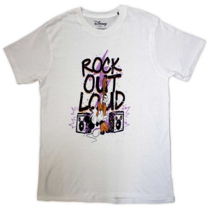 Disney Mickey Mouse - Rock Out Loud Uni Wht T-Shirt in the group MERCHANDISE / T-shirt / Film-Musikal at Bengans Skivbutik AB (5557026r)